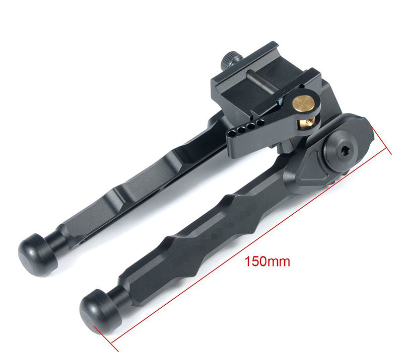 BR-4 QD Bipod Rifle Bipod Tactical Bipod 5.3 Inches Adjustable B